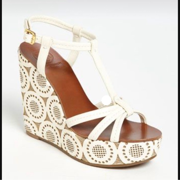 Tory Burch Ida Wedge Size 9 - Picture 2 of 9